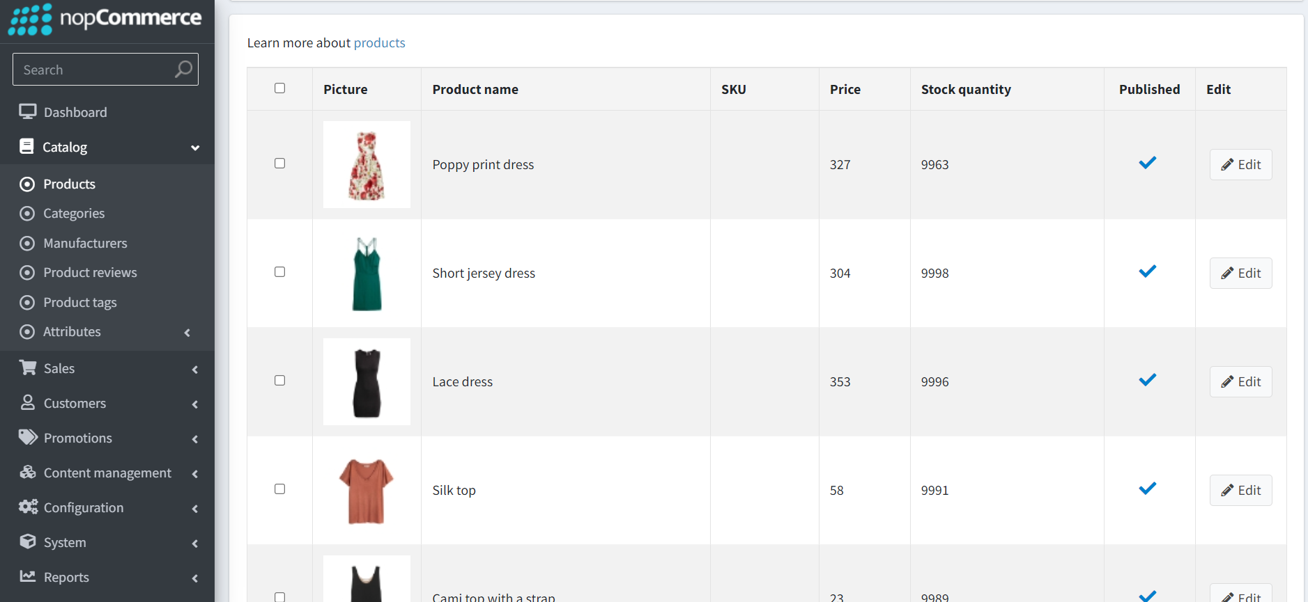 OneSoftWay E-Store screenshot