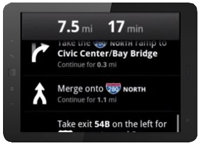 NovusMED NEMT Software screenshot: In-Vehicle Navigation & Manifests
