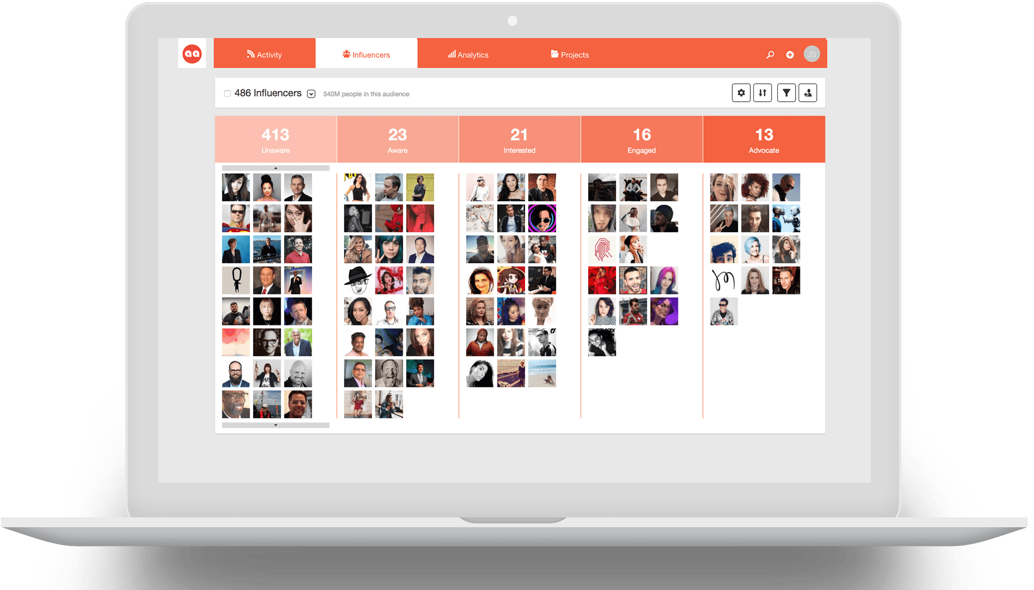 Traackr Software - Build up an influencer network with access to a global database spanning 43 countries and 19 languages
