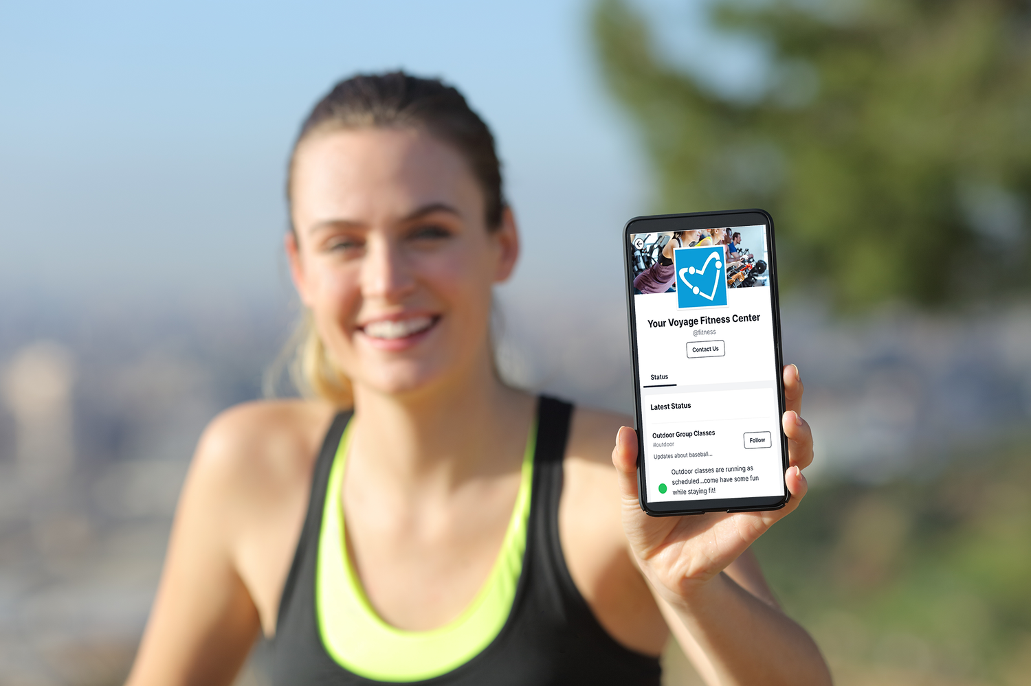 VoyagerNetz screenshot: VoyagerNetz Engage and Reach are available on desktop or mobile for Android and iOS devices. This means you can access and manage your communication platform from anywhere, anytime.