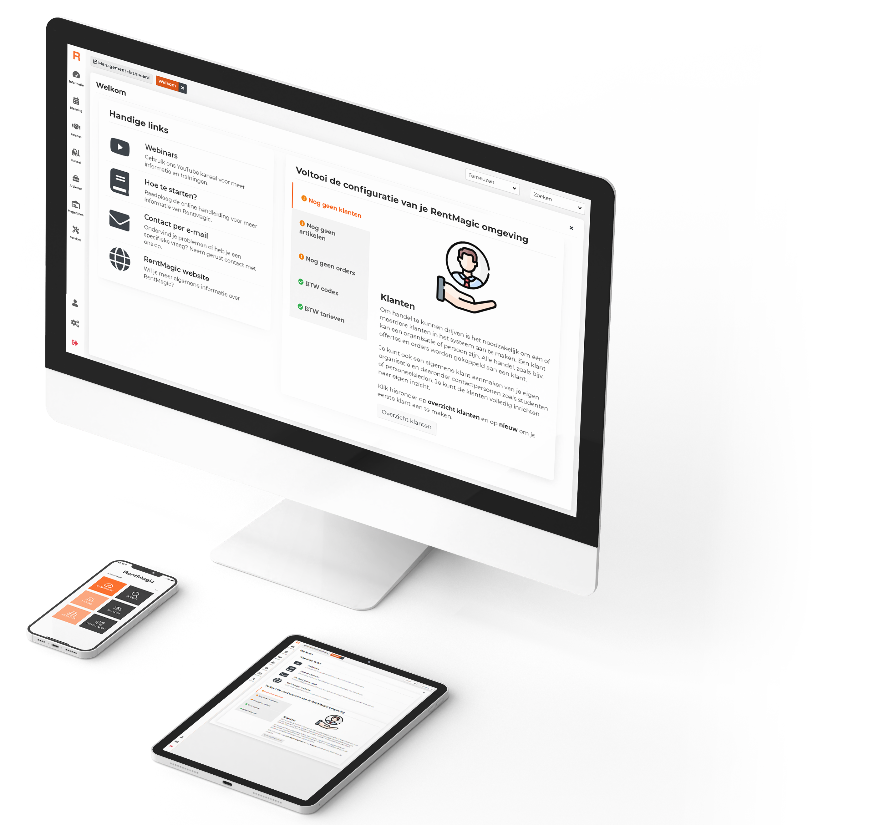 RentMagic screenshot: Multiple devices