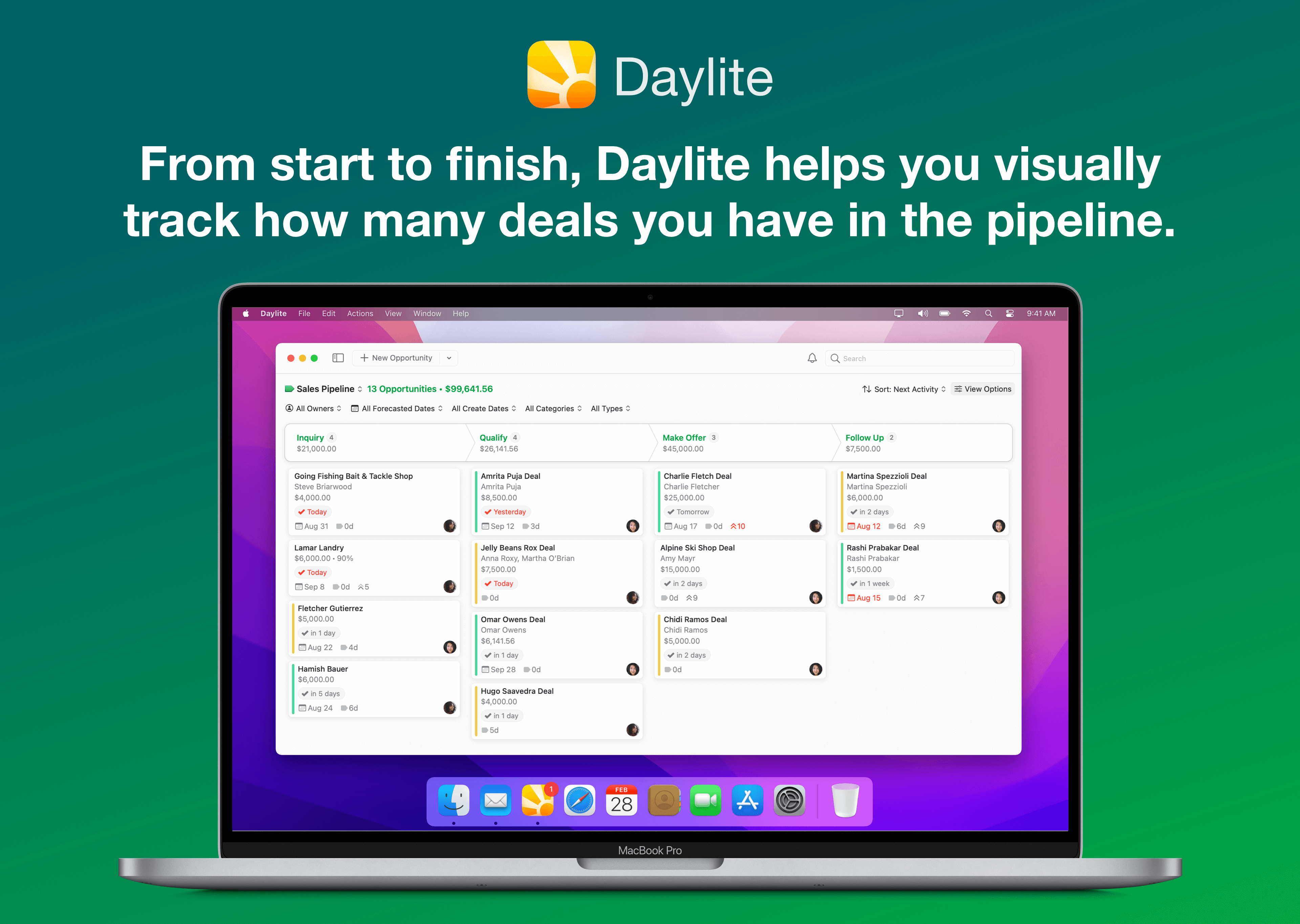Daylite for Mac Software - With Daylite, you and your team can close more deal and increase revenue!