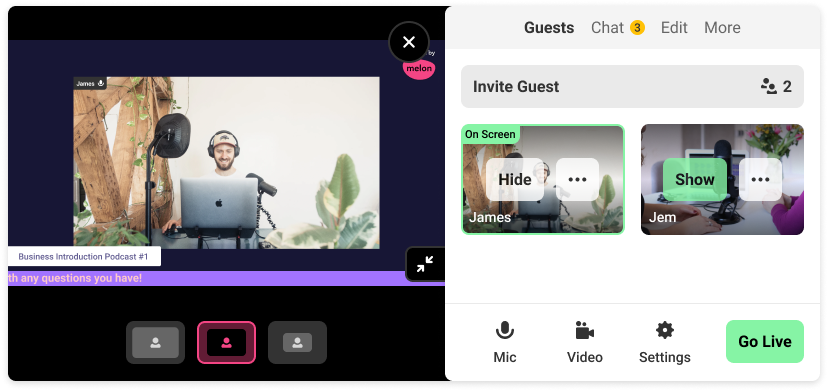 Streamlabs Talk Studio