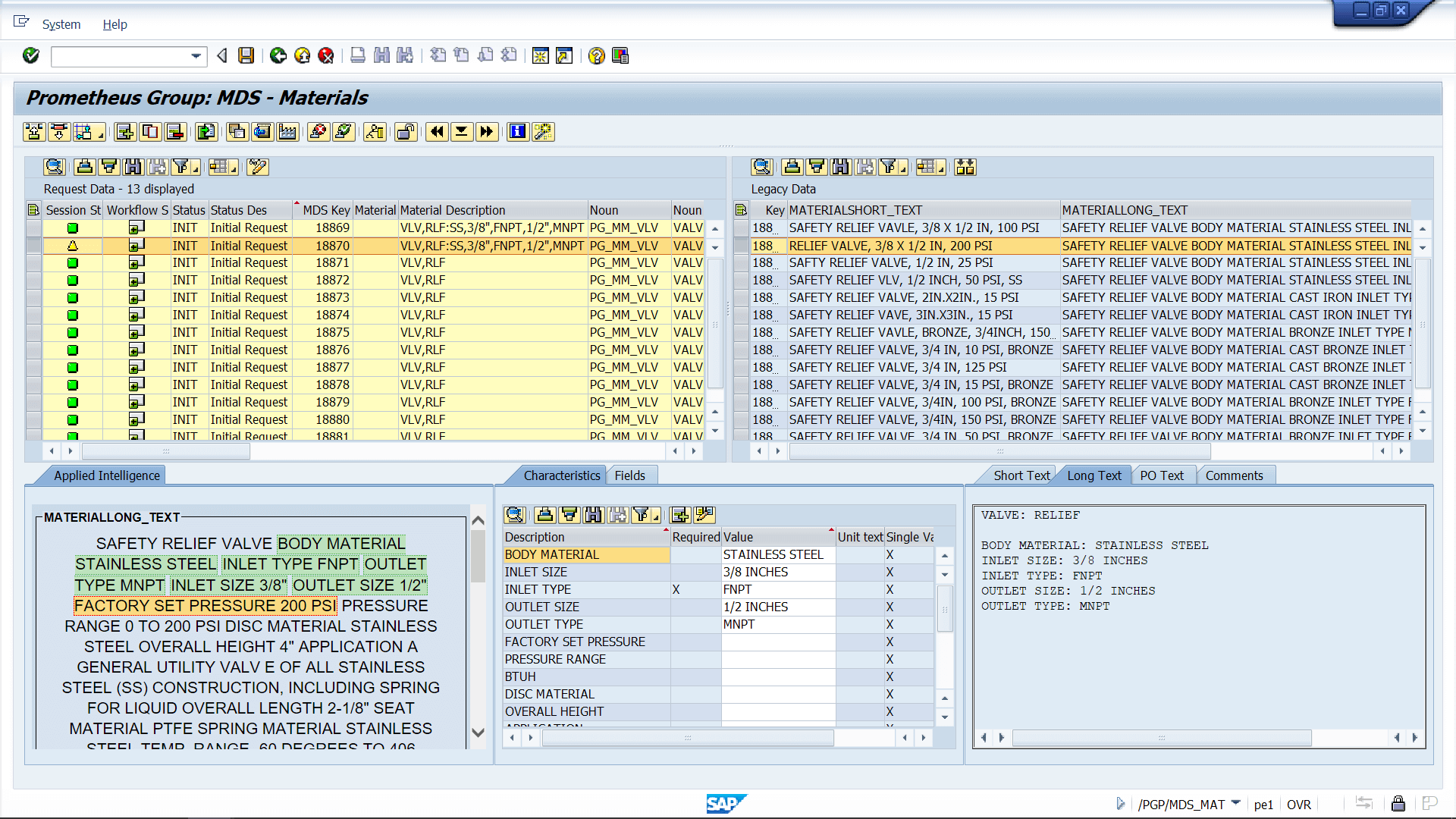 Prometheus Platform data governance dashboard