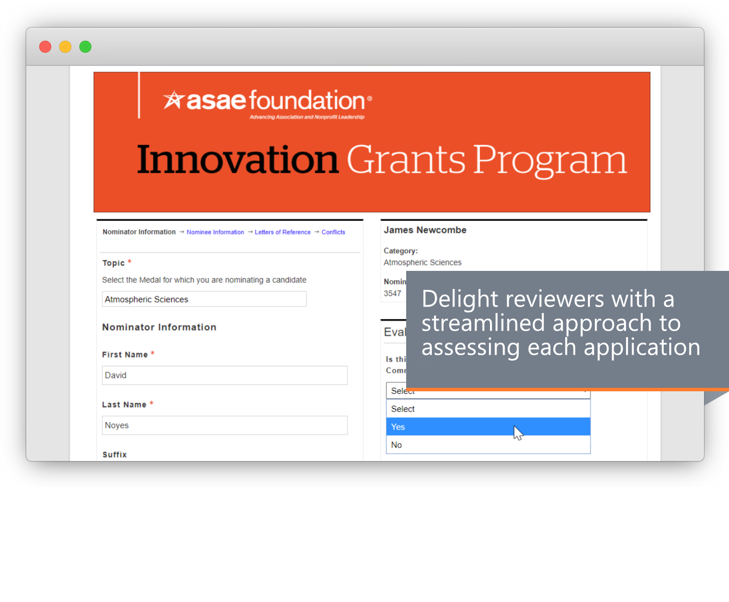 OpenWater Software - Reviewers have an easy way to access applications and submit their feedback. OpenWater easily handles multi-stage review processes, and allows administrators to customize every aspect of the review process with ease.
