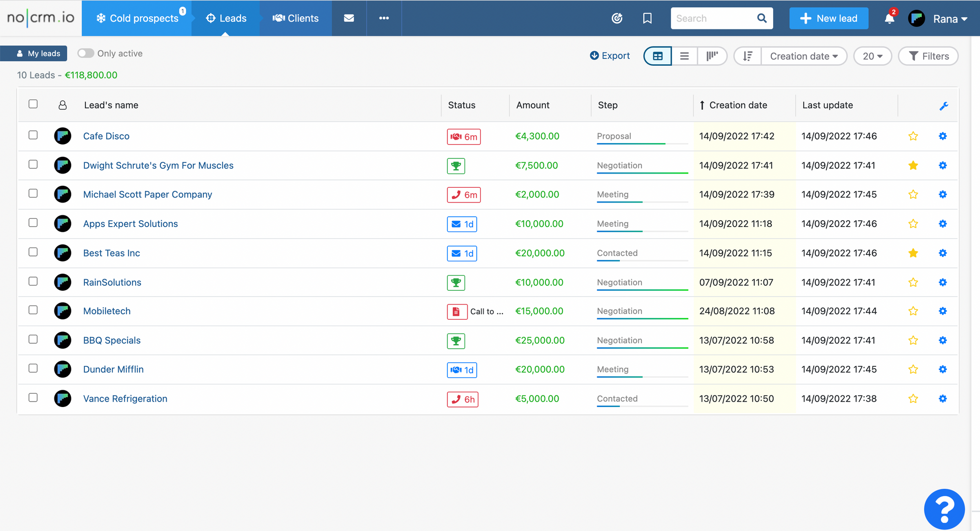 noCRM.io Software - 6