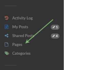 BlogIn screenshot: BlogIn add new pages to knowledge base
