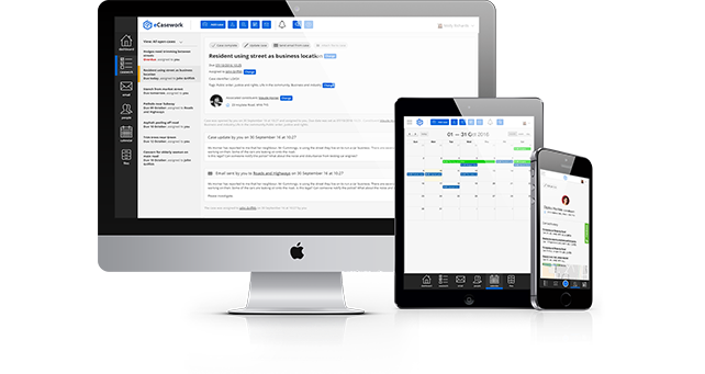 eCasework Software - Users can access eCasework from any device