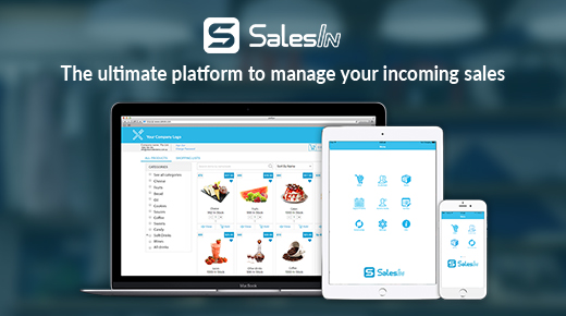 SalesIn screenshot: Access data on laptop, tablet and mobile
