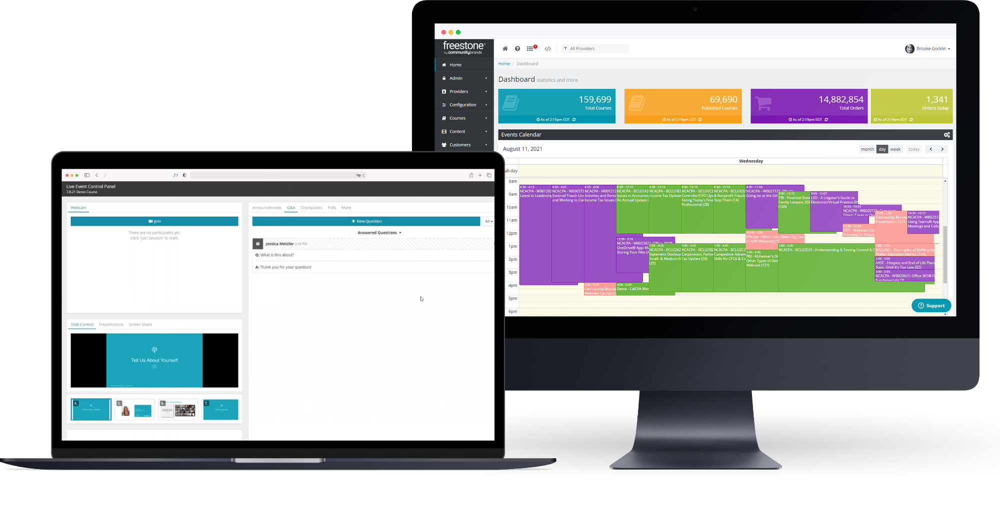 Freestone  screenshot: Premium pre- and post- production and event services for live event content capture and virtual conferencing.
