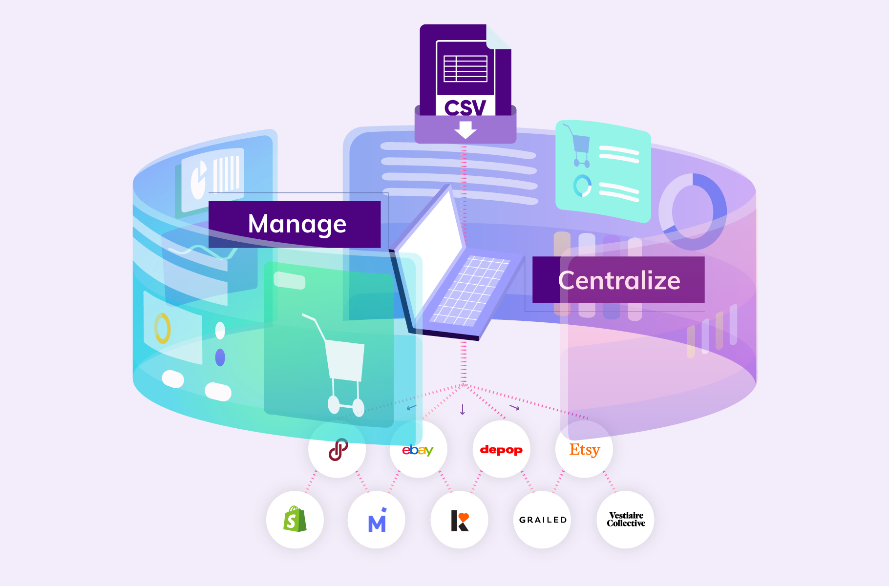 Vendoo screenshot: Expand to new marketplaces