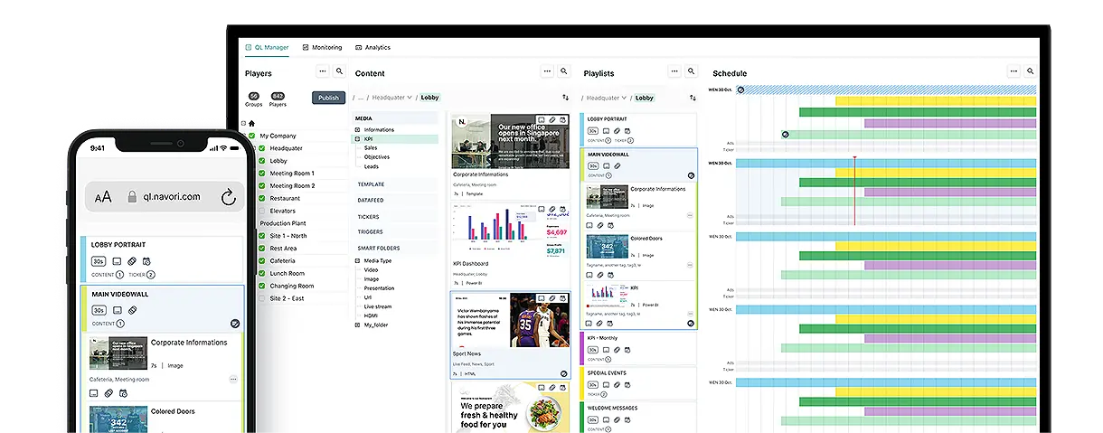 Navori Digital Signage Software