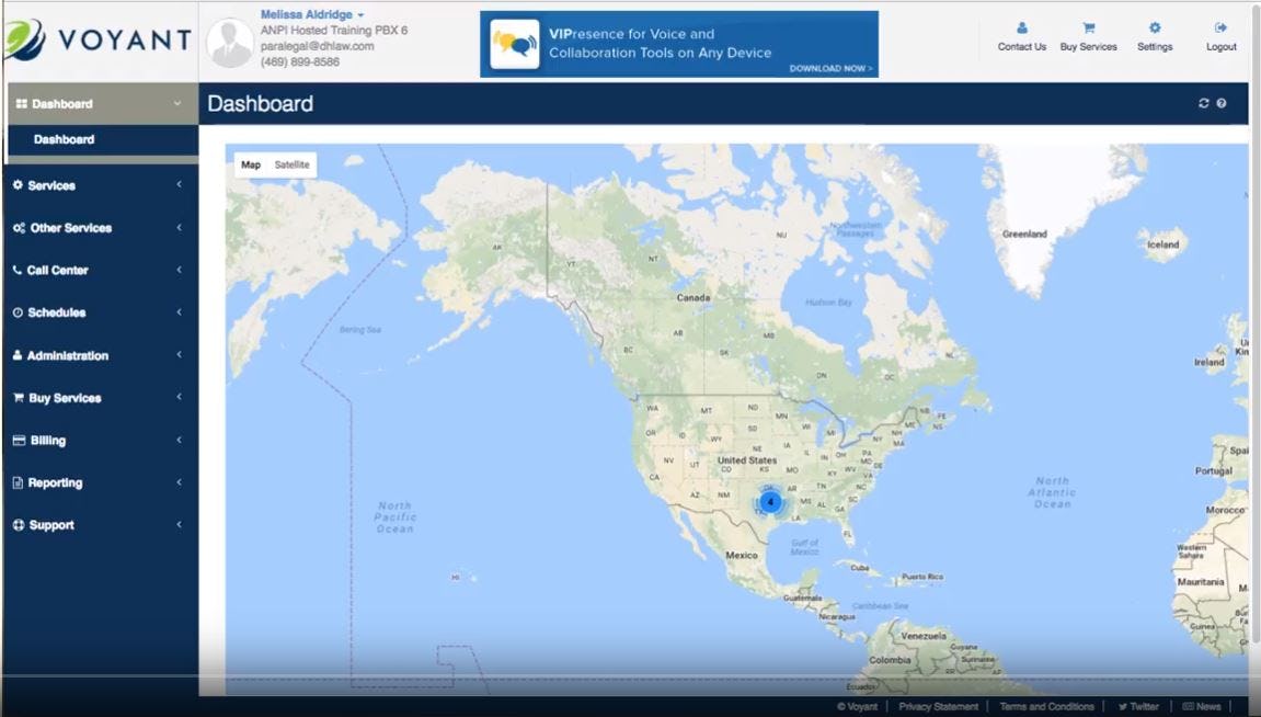 Voyant Software - Voyant dashboard