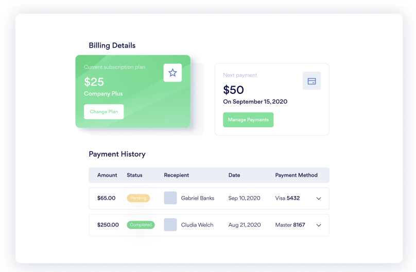 Perfect subscription management for Apps and SaaS