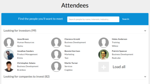 Attendees can be tracked for each event