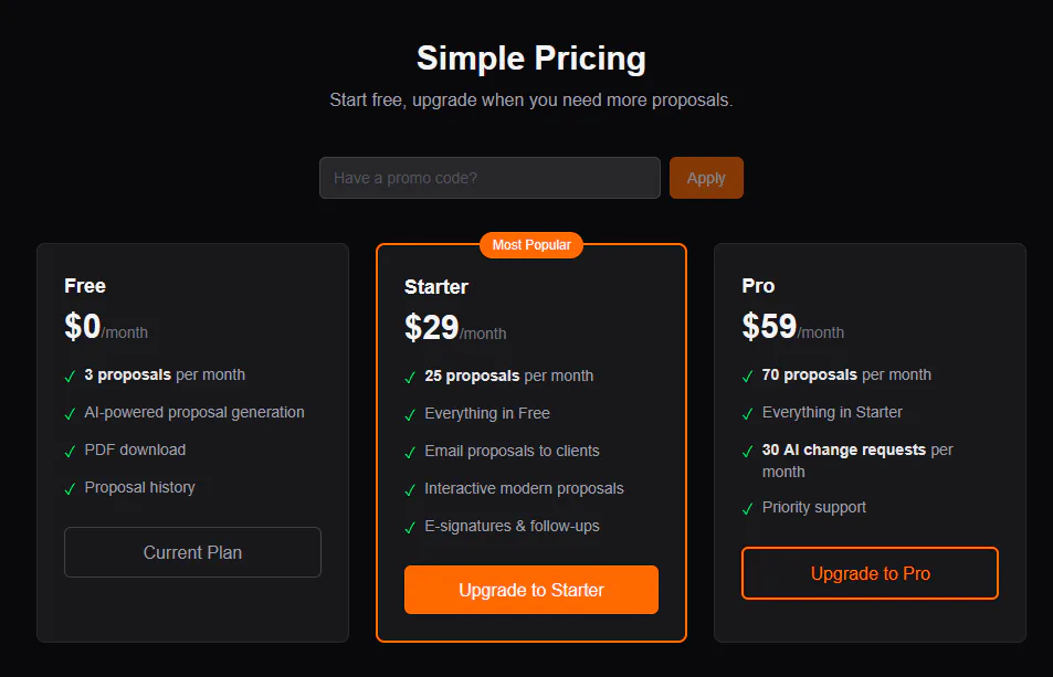 Proposem Pricing, Reviews & Features - Capterra Canada 2026