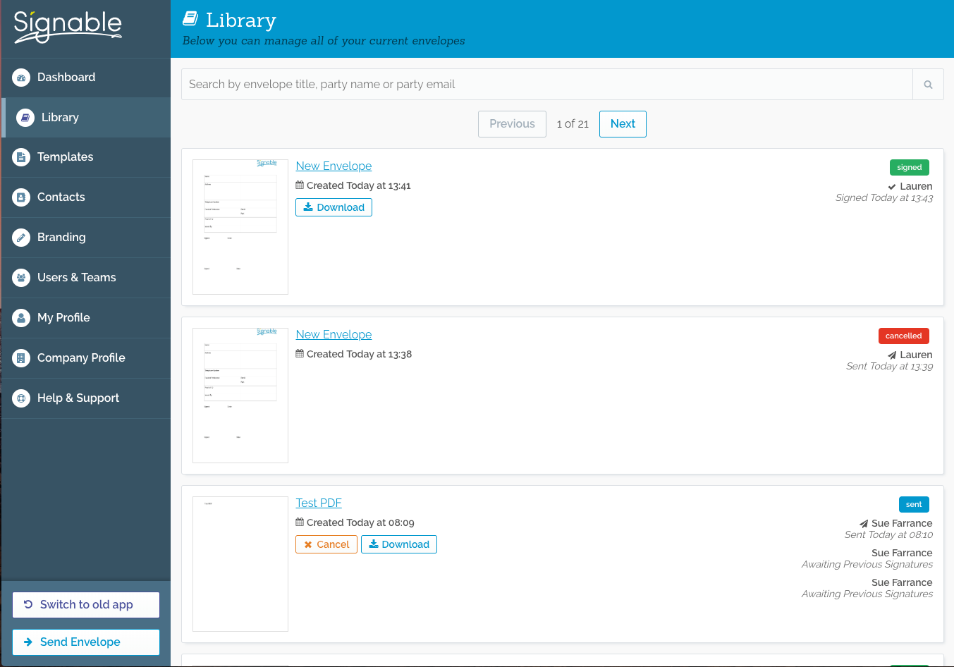 Signable Software - 3