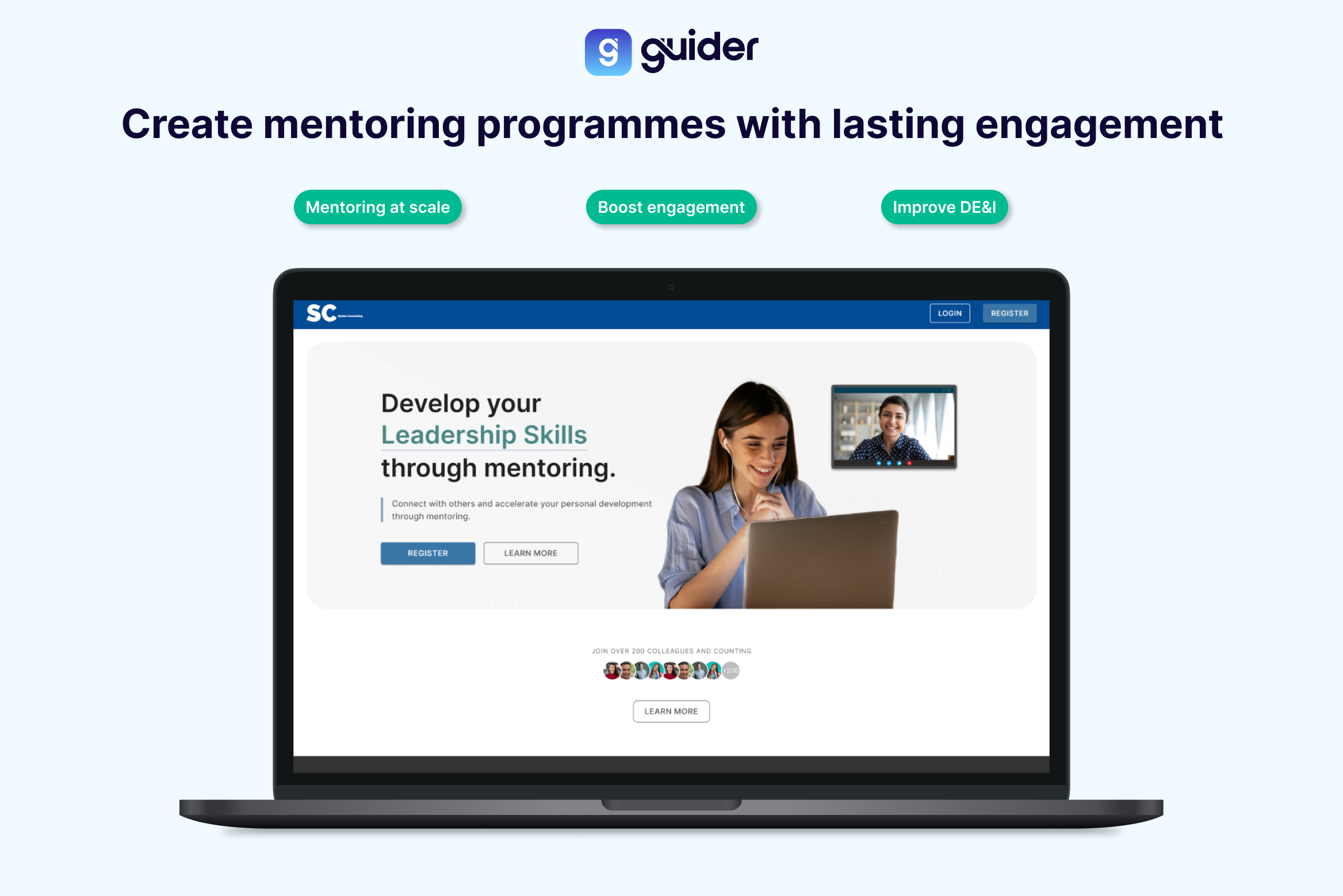 Build learning experiences that have lasting employee engagement with mentoring programmes tailored to your organisational goals, whether you're looking to improve DE&I, nurture graduate talent or develop leadership.