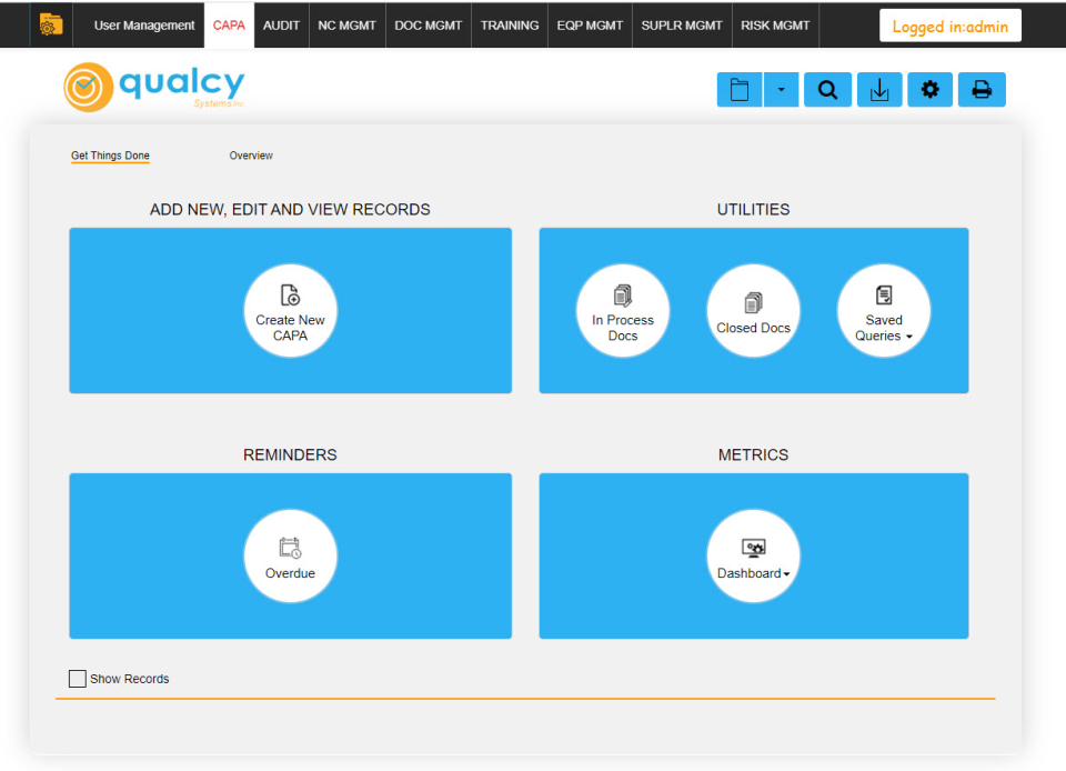 Qualcy QMS 소프트웨어 - 1