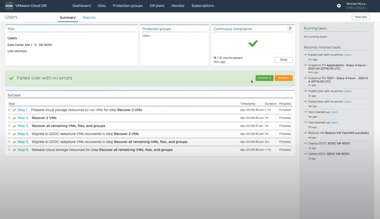 Vmware Recovery VMware Cloud Disaster Recovery Reviews, Cost & Features | GetApp ...