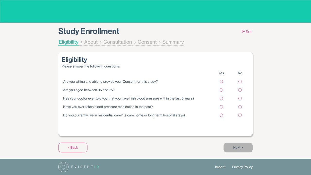 EvidentIQ eConsent Logiciel - 1