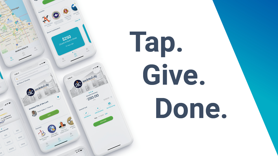 Giving in a beautiful three tap experience.
