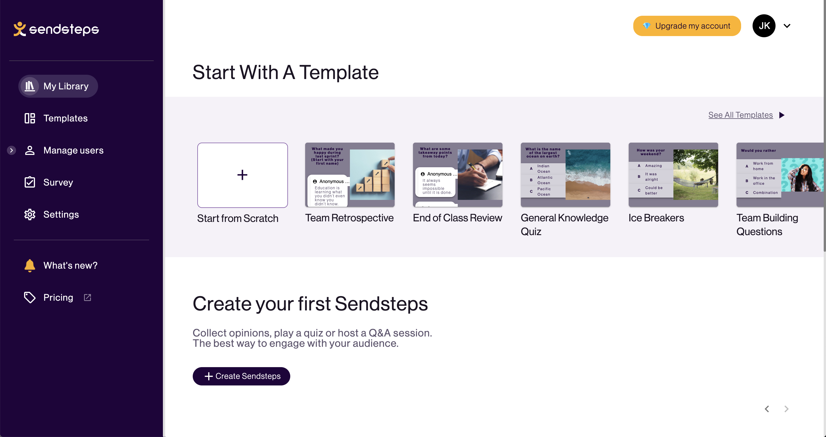 Sendsteps Software - Interactive presentation tool
