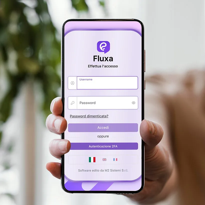 Fluxa chat screenshot: Fluxa chat login
