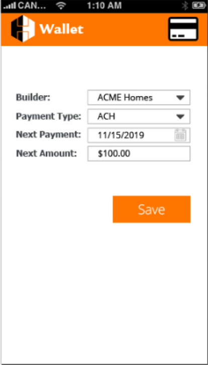 Hyphen Wallet screenshot: Hyphen Wallet automate payment