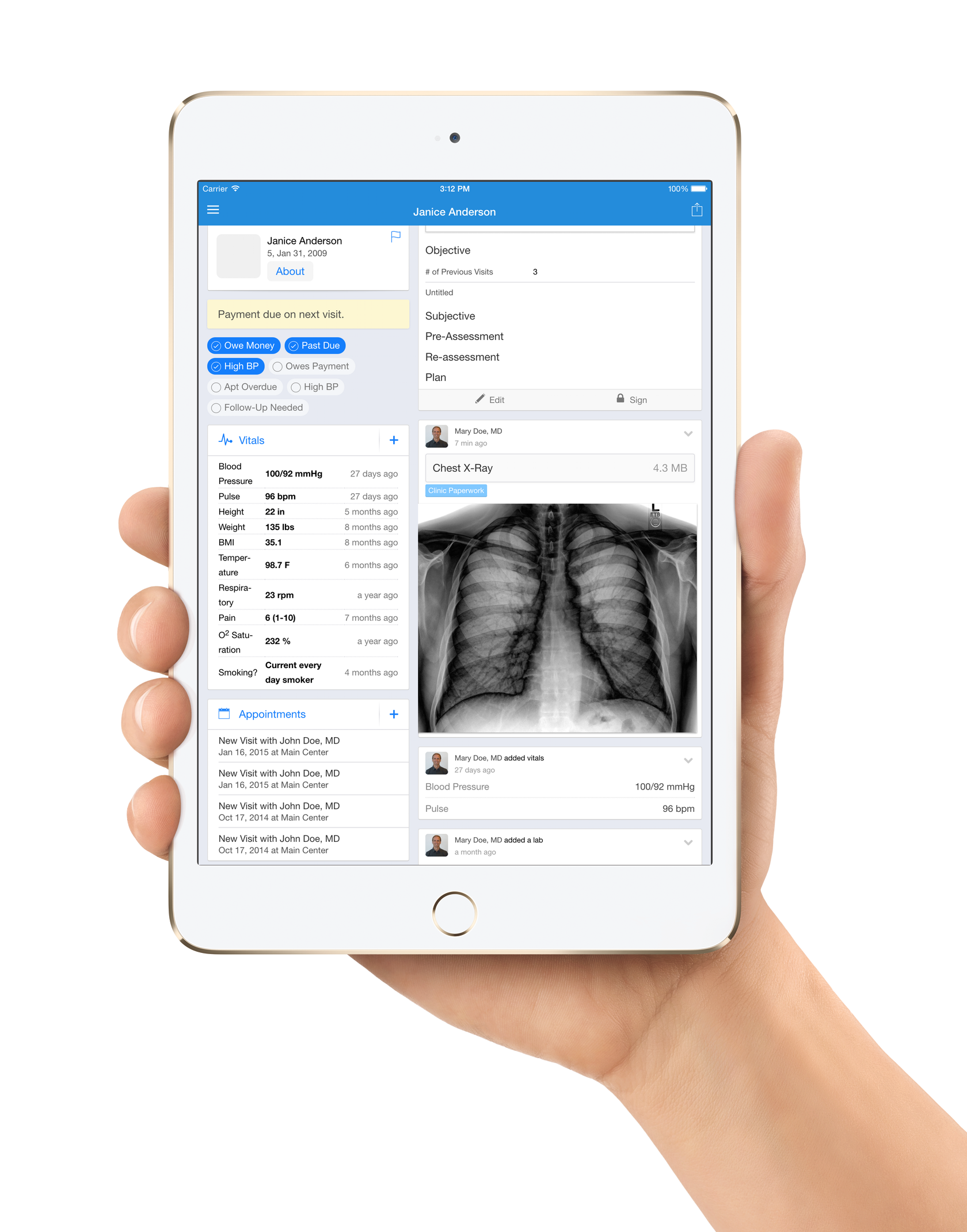 iPad EHR
