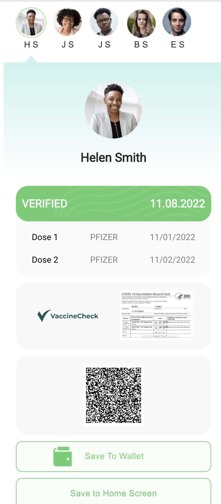 VaccineCheck Digital Health Pass