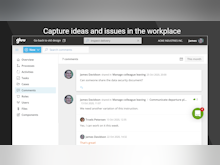 Gluu Software - Comments & Labels: Capture Q&A, issues and ideas in the right context. It's all searchable.