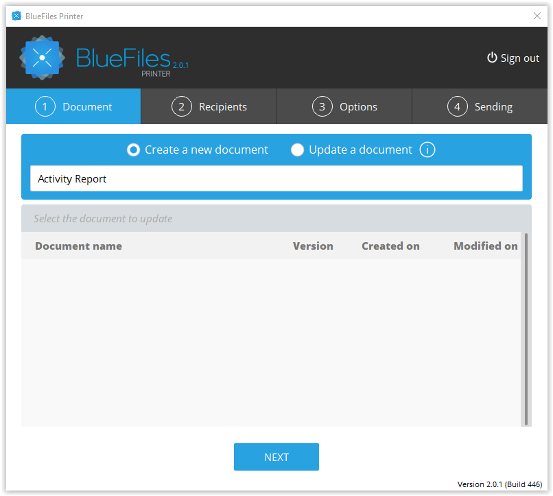 BlueFiles Software - 2