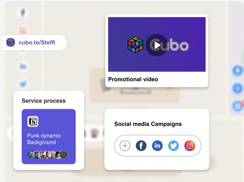 Cubo Software - Build credibility with your Link in Bio - socials, website, videos, music, podcast, and documents all in one place.