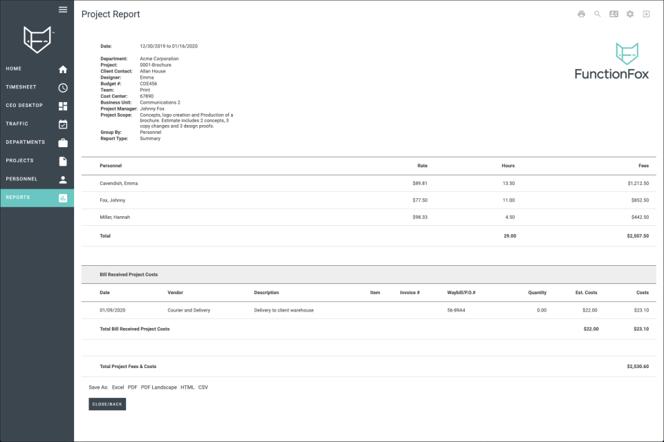 FunctionFox Logiciel - 4 - aperçu