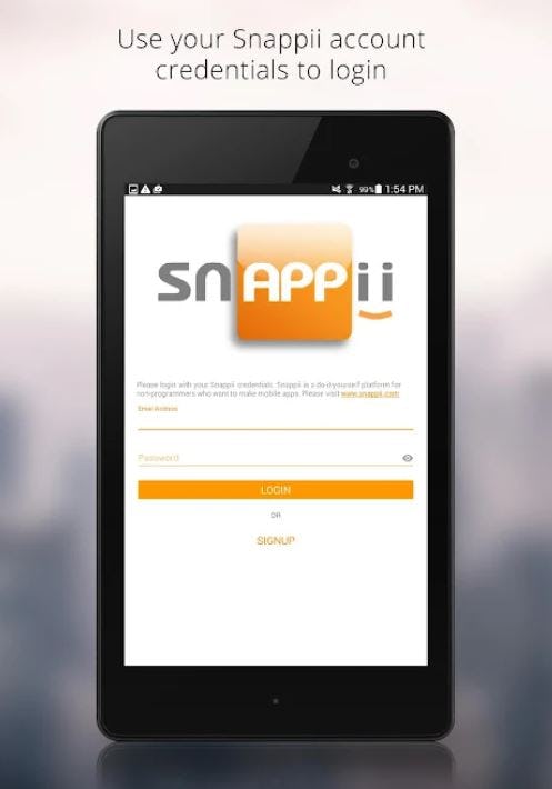 Snappii Software - Snappii login