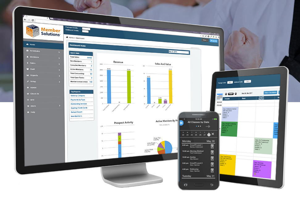 Member Solutions Software - Access membership info on a computer, tablet, or smartphone