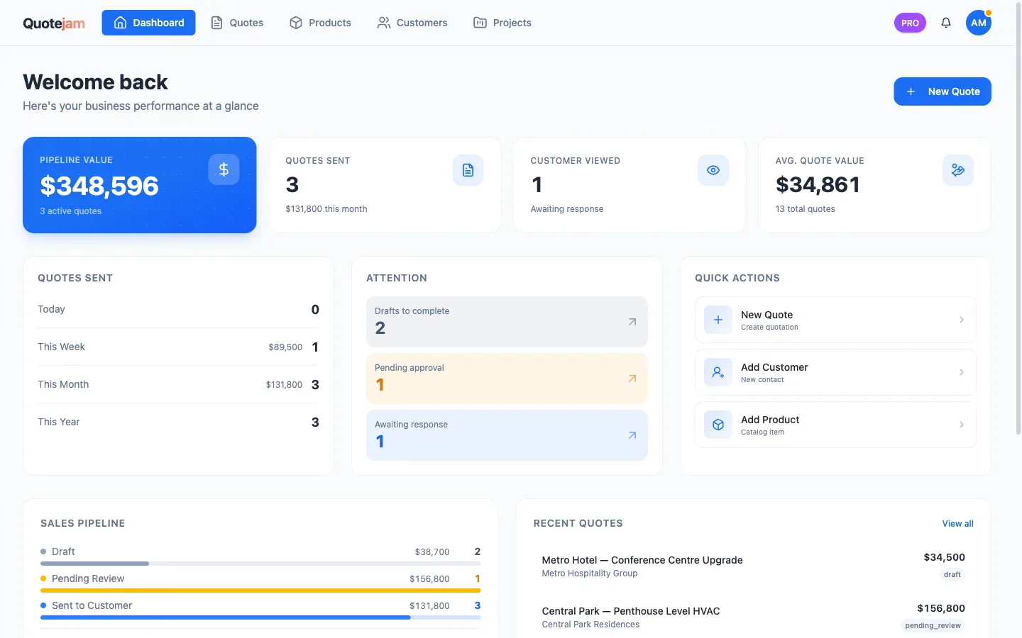 Quotejam Pricing, Cost & Reviews - Capterra UK 2026