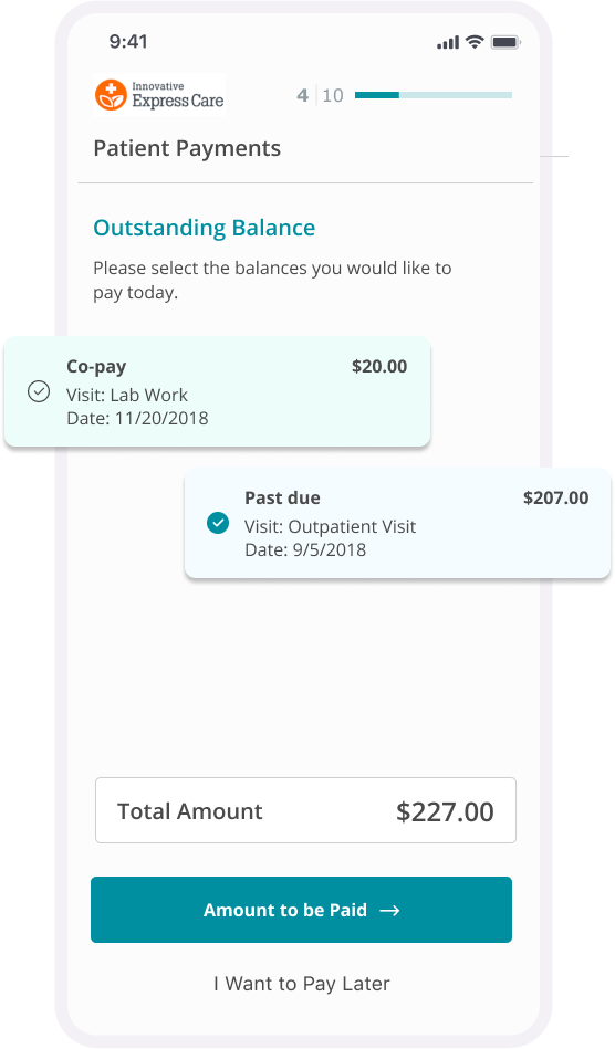 Customizable Patient Billing Software - Get paid faster and easier while improving the patient and staff experience by collecting co-pays, post visit, and past due balances directly through the Yosi Health platform.