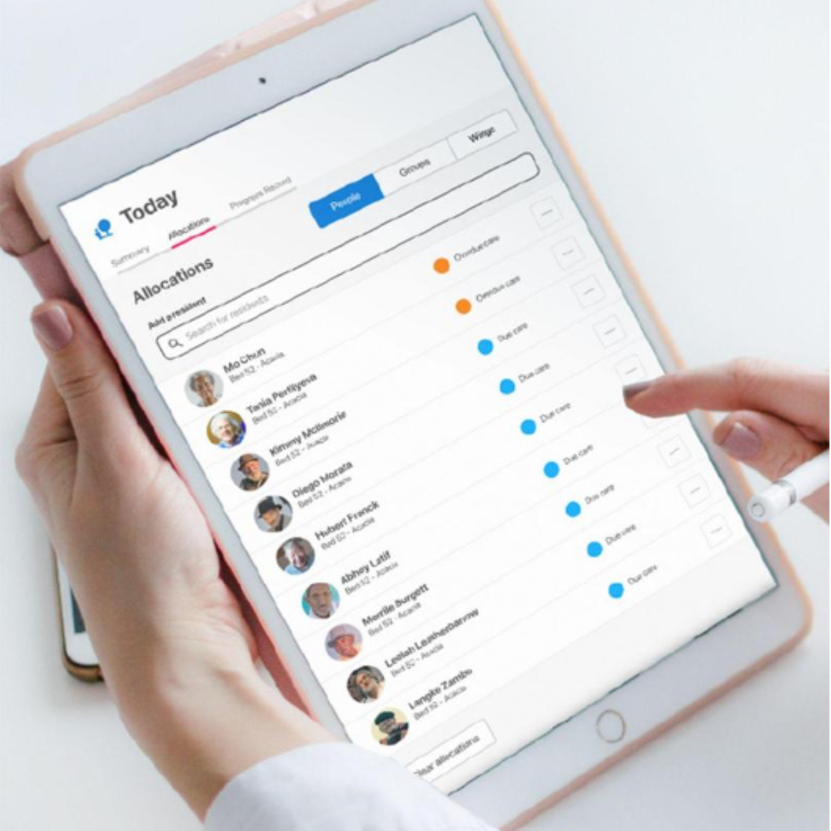 Humanetix screenshot: Humanetix software for Residential Aged Care and Home and Community Care