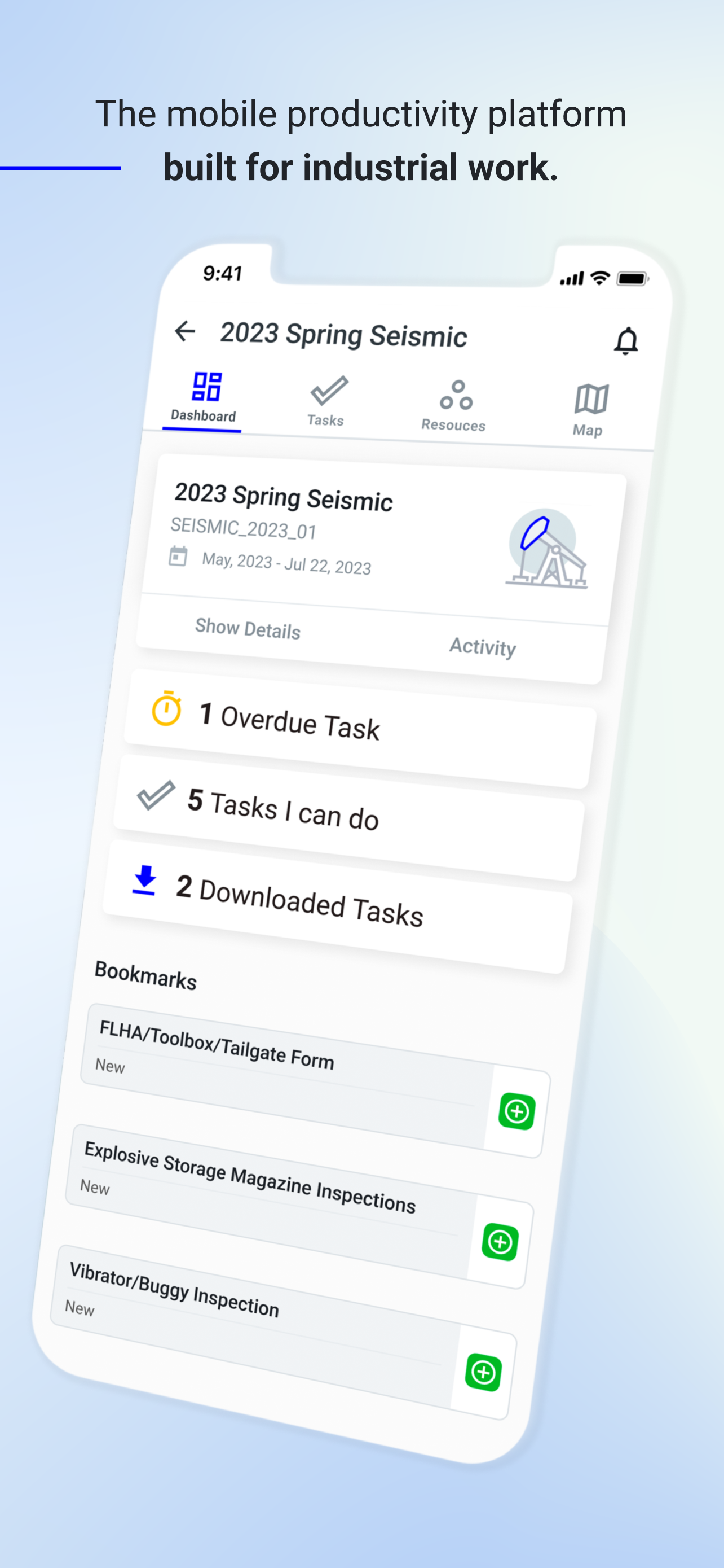 OpsReady screenshot: Operations management dashboard