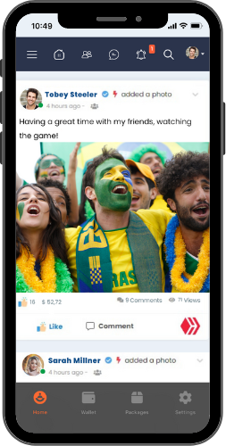 SoMee Social screenshot: Post to SoMee, SoMee + Hive and monetize to earn!