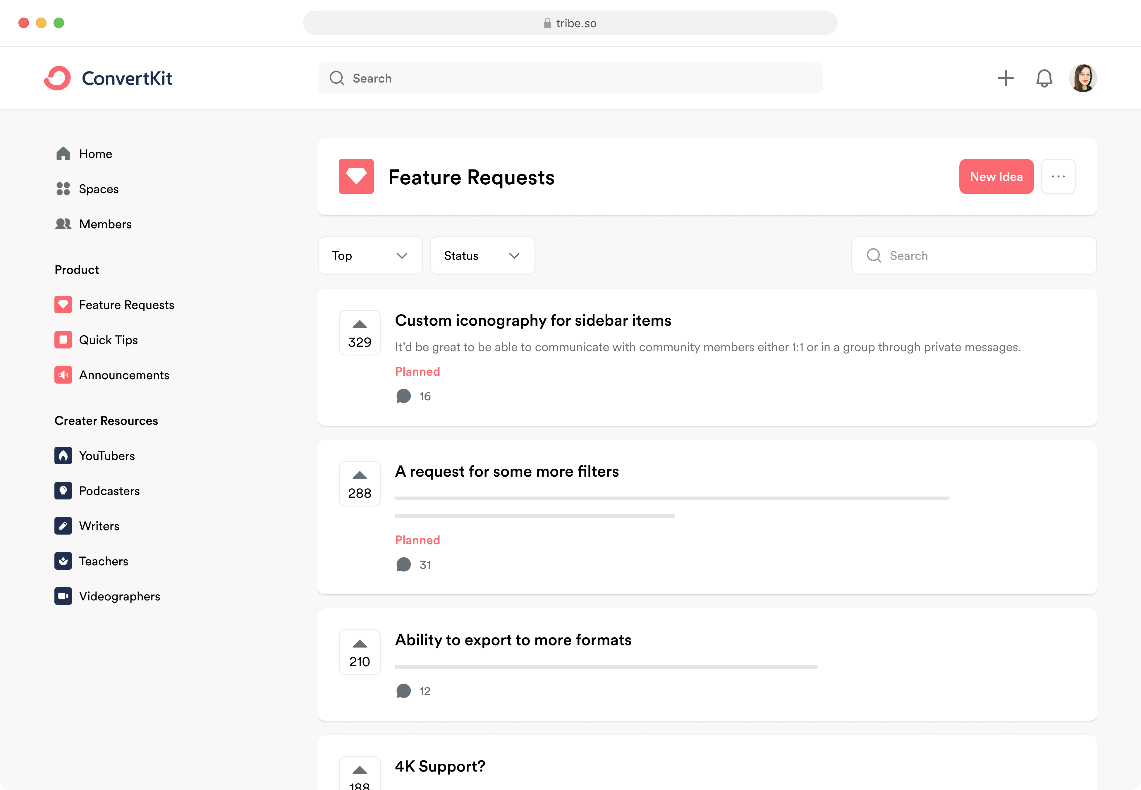 Tribe Software - Connect customers, facilitate discussions, collect feedback, and share updates.