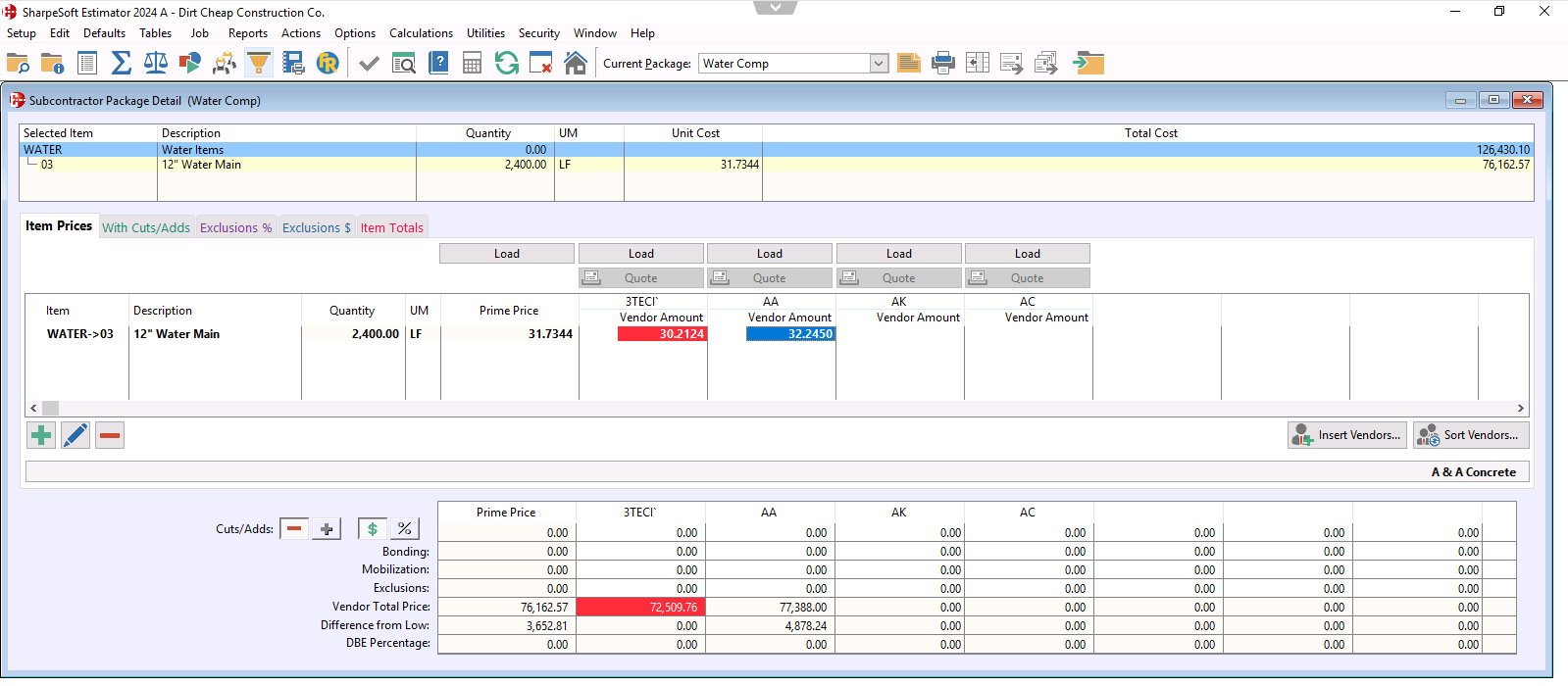 SharpeSoft Estimator Logiciel - 3