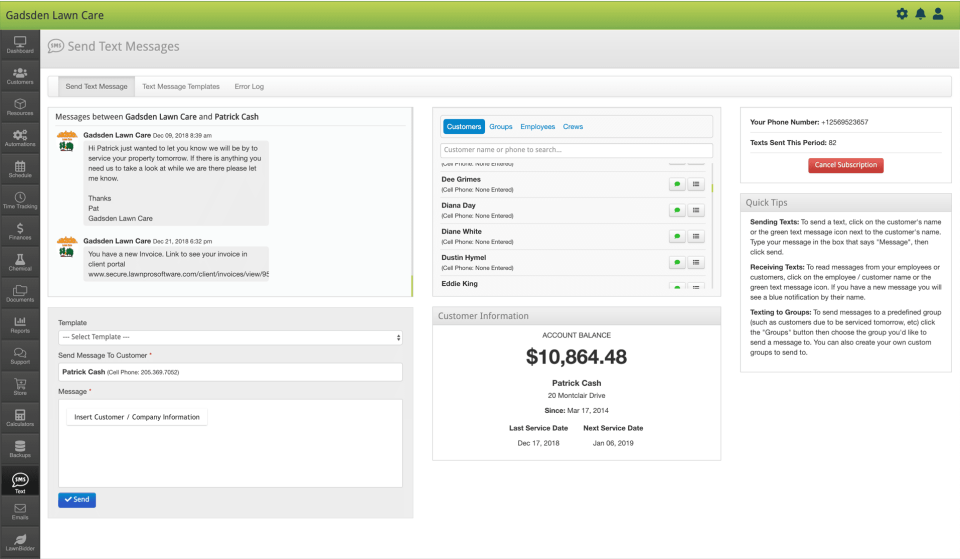 LawnPro Software - 5