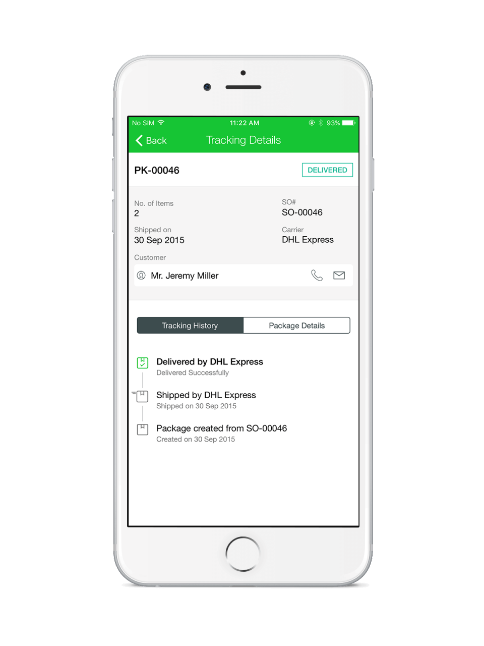 Zoho Inventory Software - Mobile App