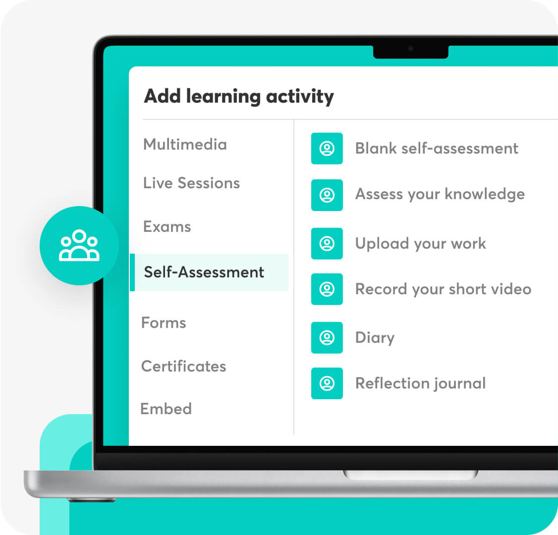 Build personalized exams and self-assessments