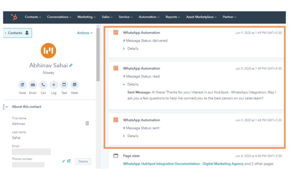 WhatsApp HubSpot Automation Pricing, Reviews & Features Capterra Canada 2024