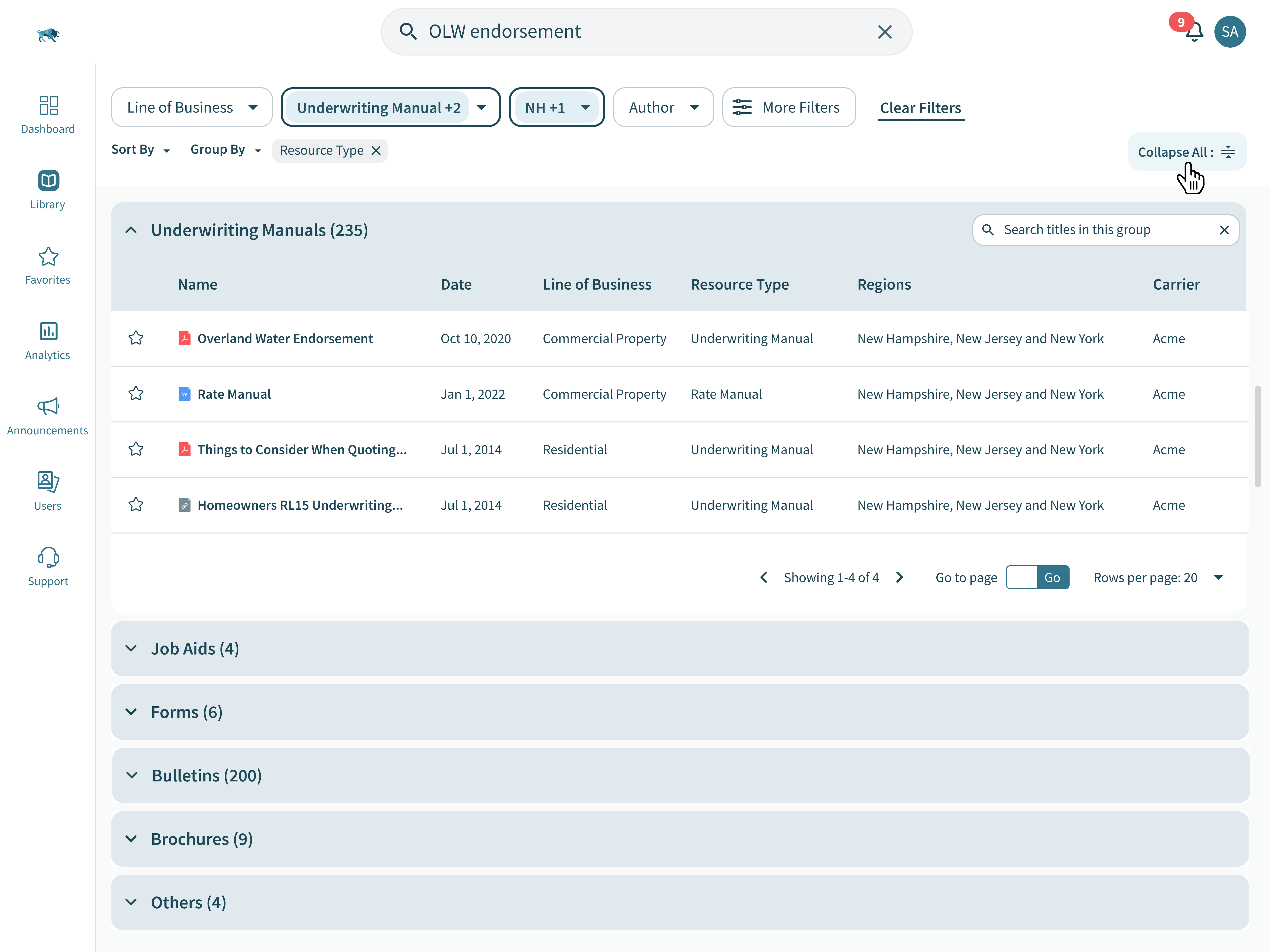 ProNavigator Software - Immediately understand every resource matching your search query, making it easy to find the document type that best answers your question.