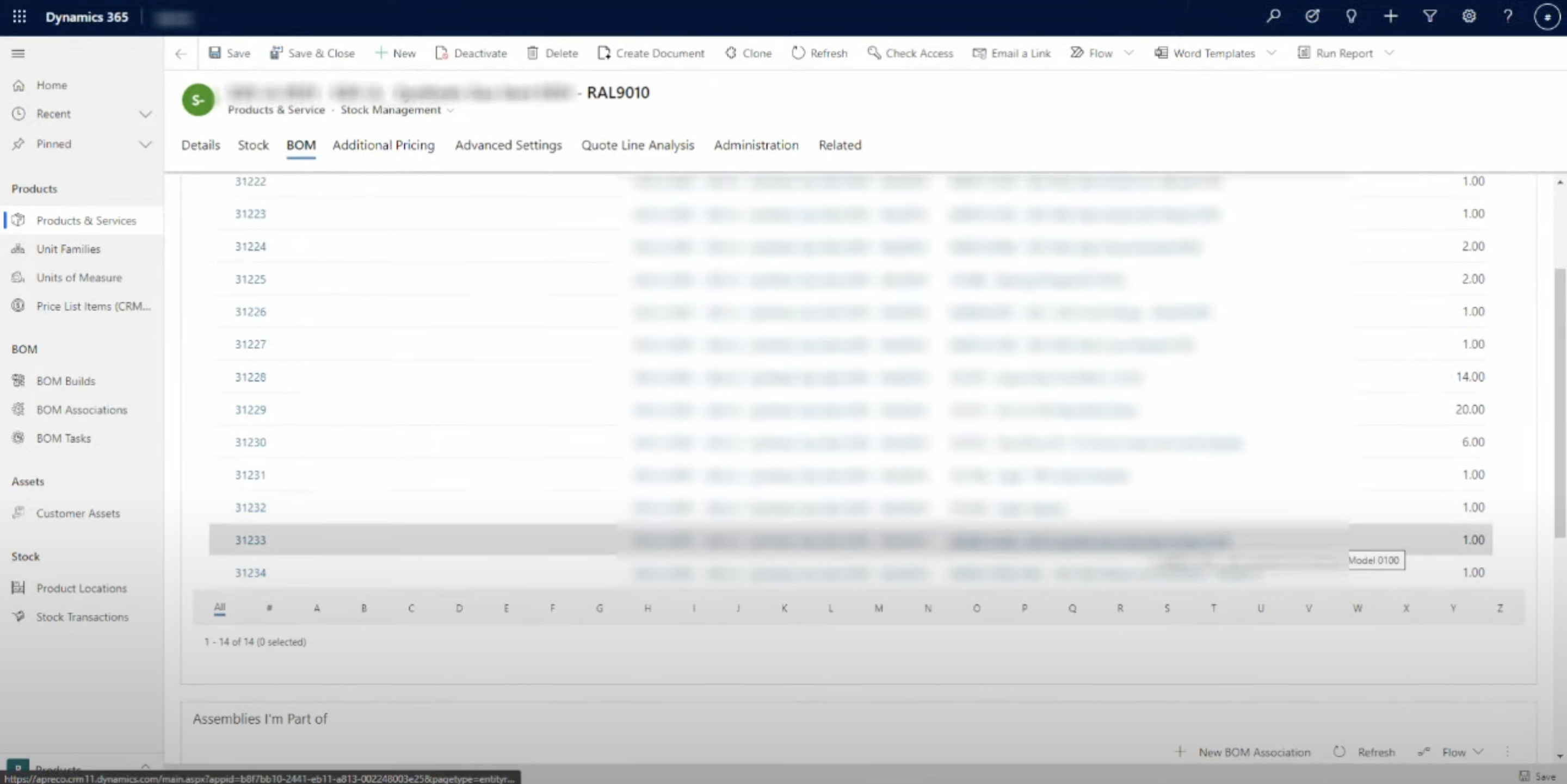 Stock and Purchasing for Microsoft Dynamics 365 screenshot: Stock and Purchasing for Microsoft Dynamics 365 platform overview